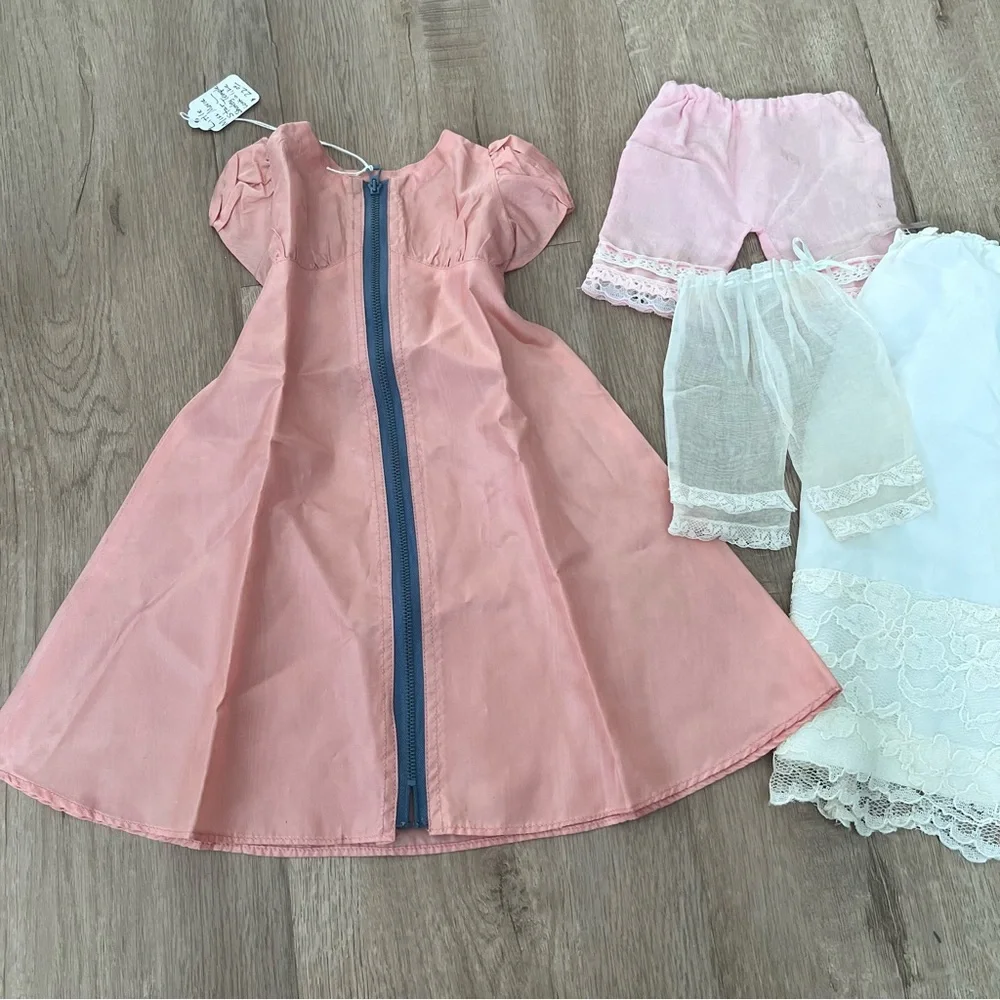Vintage Doll Clothing‎ Pack- Pink Dress And Bottoms | 4 PCs